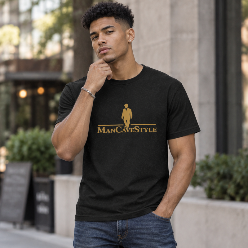 MCS-CORE-001A — ManCaveStyle Signature Tee