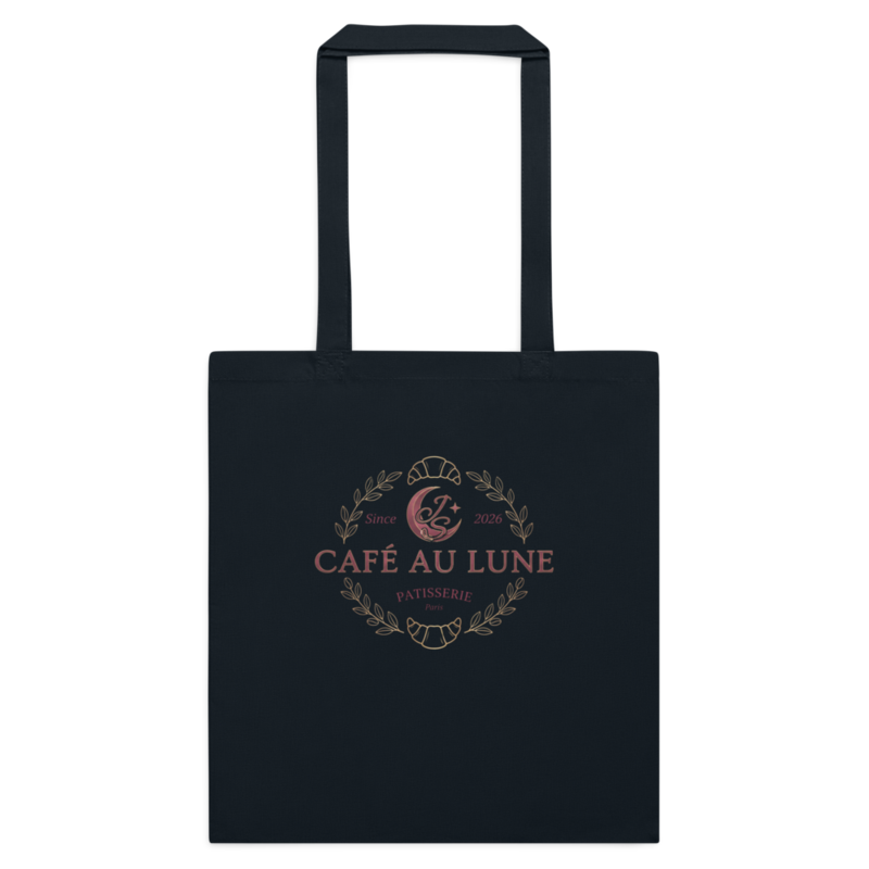 CAFÉ AU LUNE – Parisian Signature Tote Bag