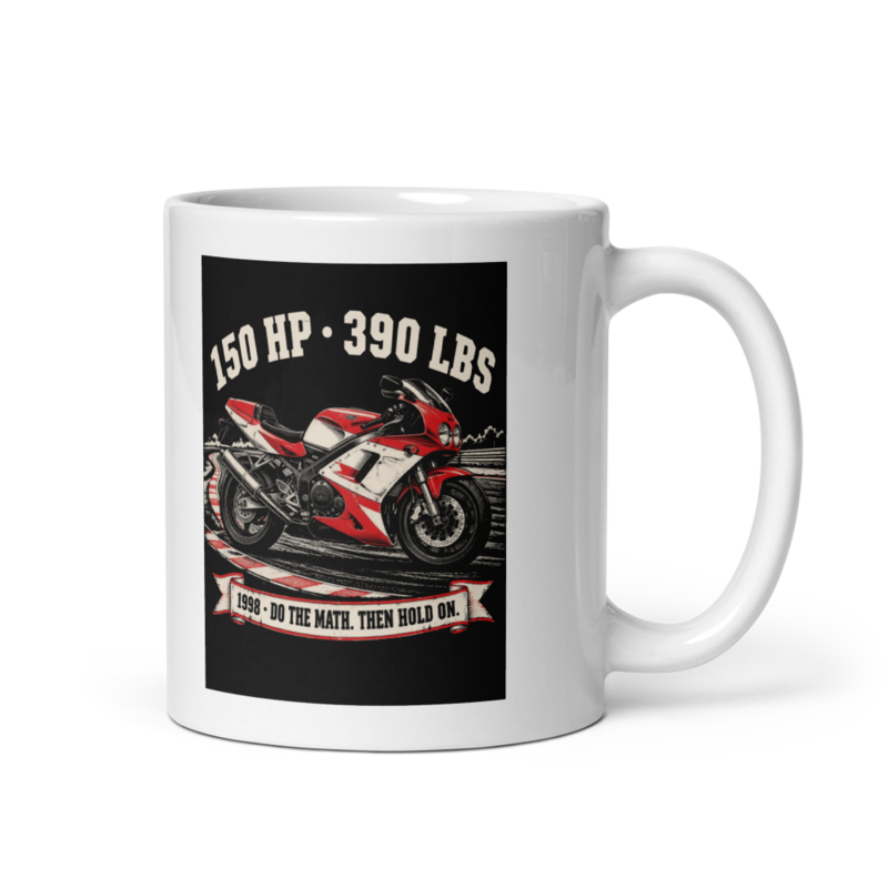 150 HP · 390 LBS · 1998 Mug