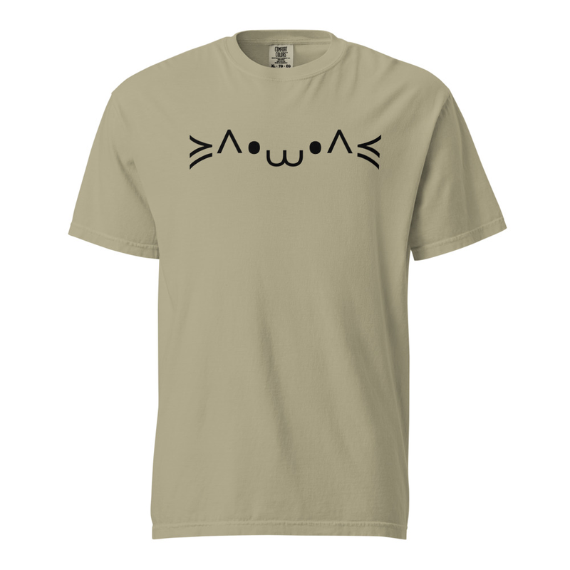 sbs ─ cat heavyweight tee (black/light))