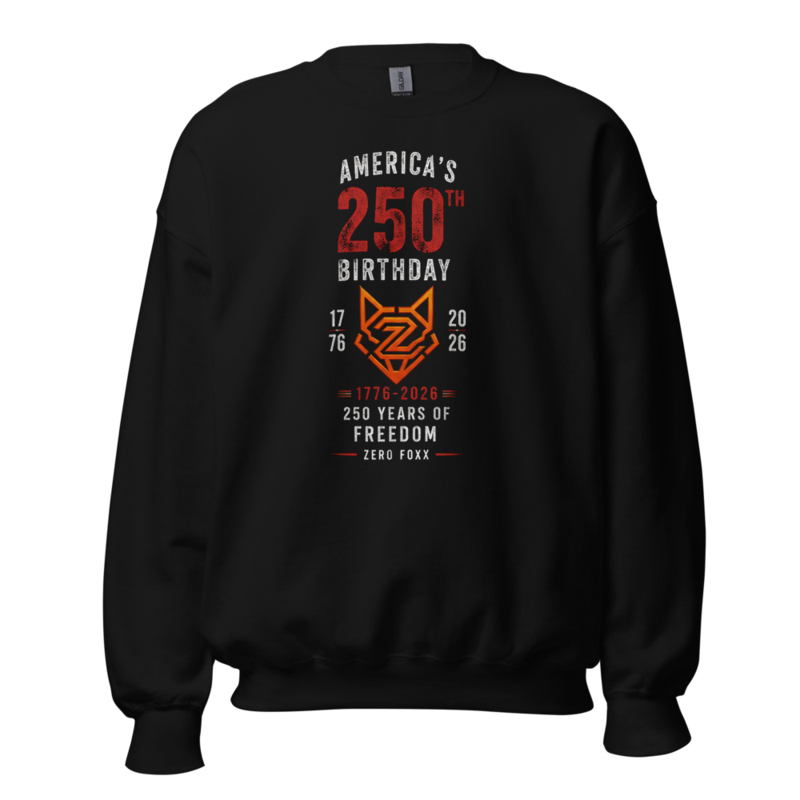 America's 250th — 250 Years of Freedom | Sweatshirt — Black / S