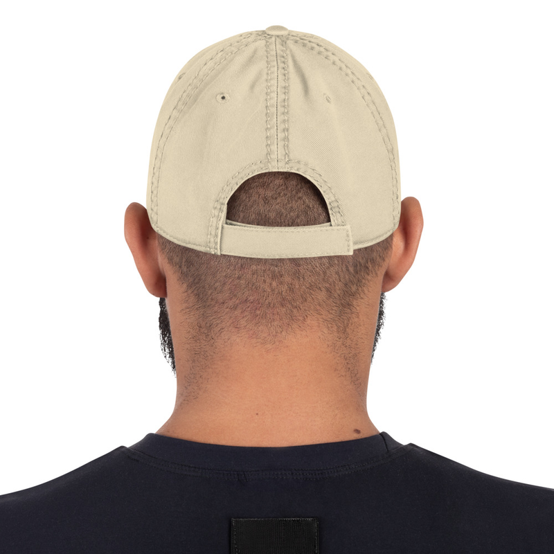 Distressed Dad Hat – One size, Khaki