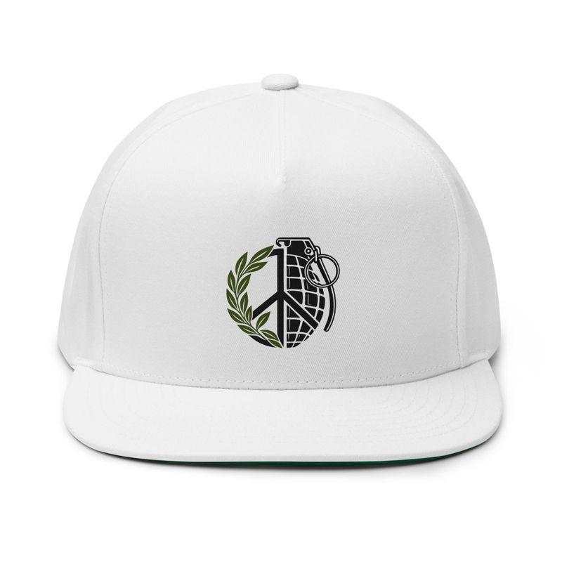 TRÜP WELFARE Peace & War Flat Bill Cap