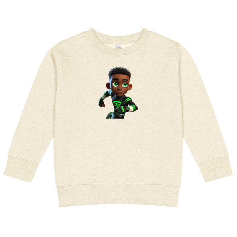 Tim Kids crew neck sweatshirt – 7, Natural Heather