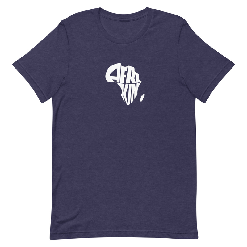 AfriKin Wht Logo Unisex T-shirt