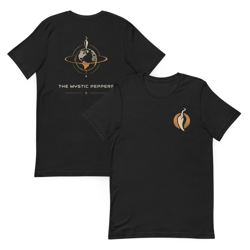 The Mystic Peppers unisex Black 2 faces