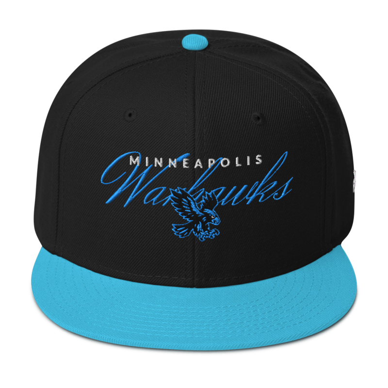 Minneapolis Warhawks - Script Snapback Hat
