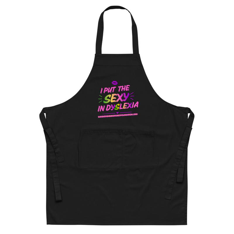 Organic cotton apron | Dyslexia v1