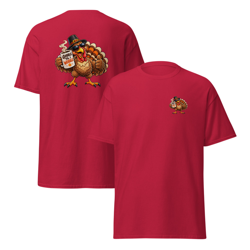 Cool Coffee Turkey Cheers Unisex classic tee – M, Cardinal