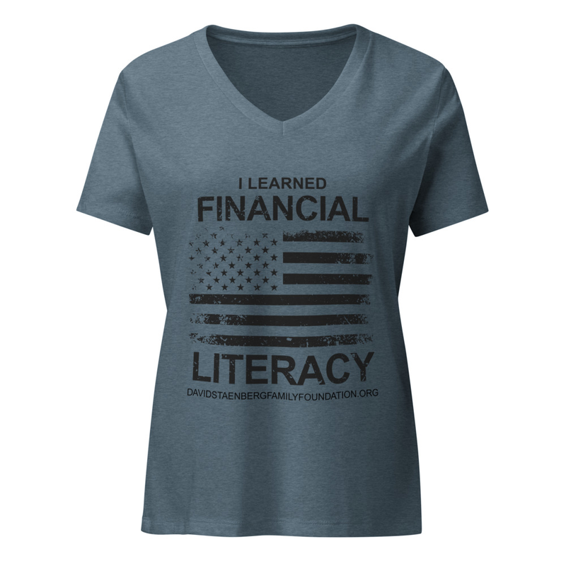 Women’s relaxed v-neck t-shirt | Veteran's Day v2