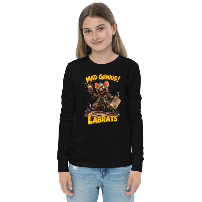 Dr Ignatius Crank Mad Genius Kids Long Sleeve