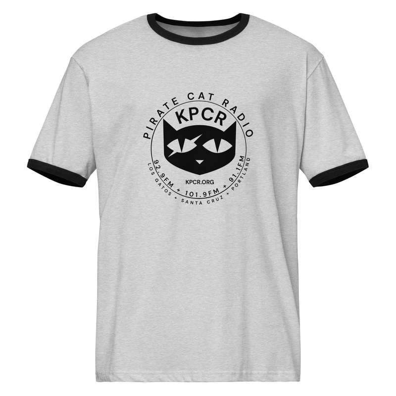 KPCR Pirate Cat Radio Ringer T-Shirt