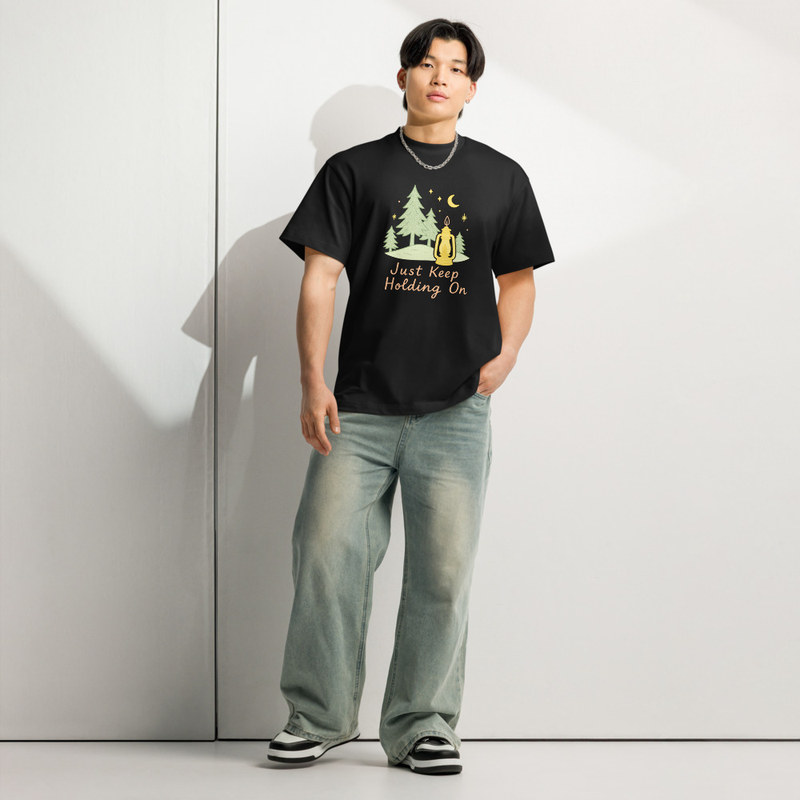 Just Keep Holding On Men’s T-shirt