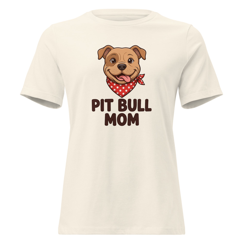 Women's Pit Bull Mom Relaxed T-Shirt – view 11
