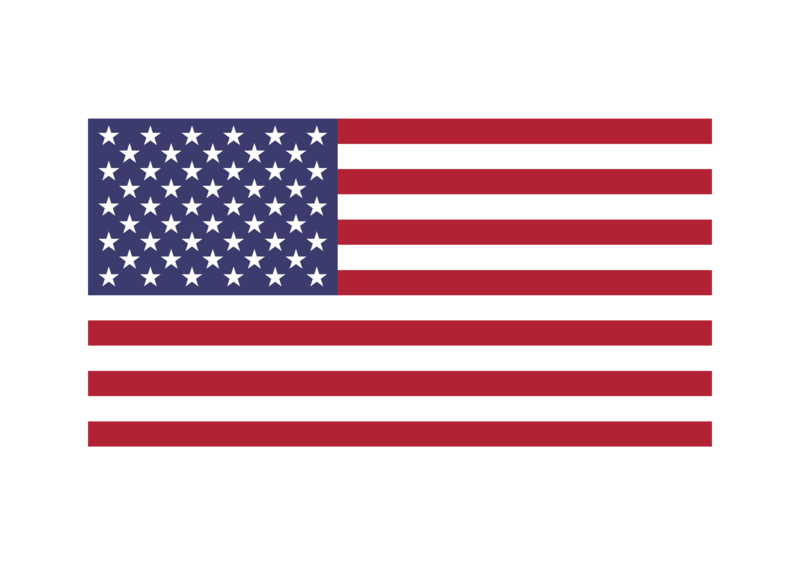 American flag poster — Size: 18″×24″