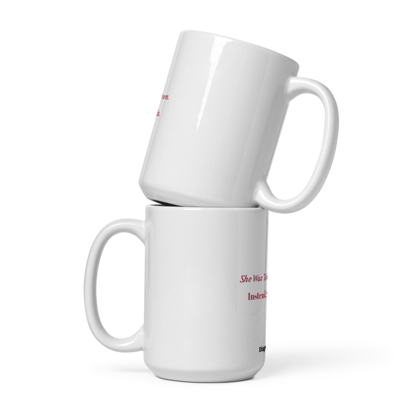 She was told to calm down. Instead, She logged in. Mug – Image 3