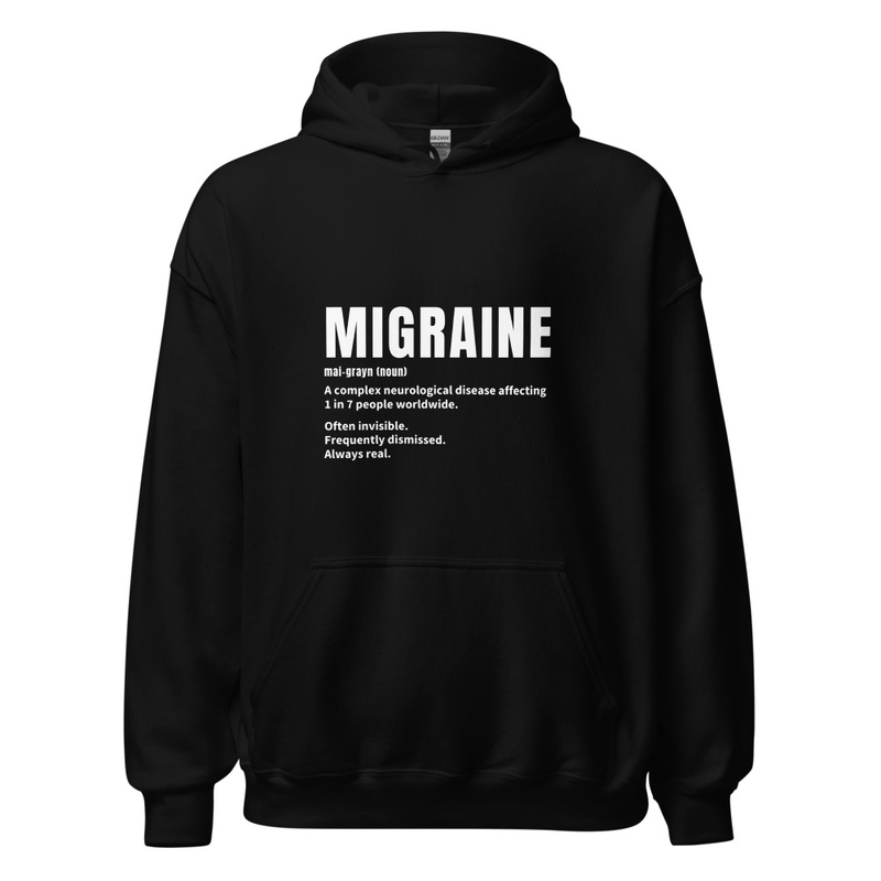 Migraine Definition Hoodie, image 1