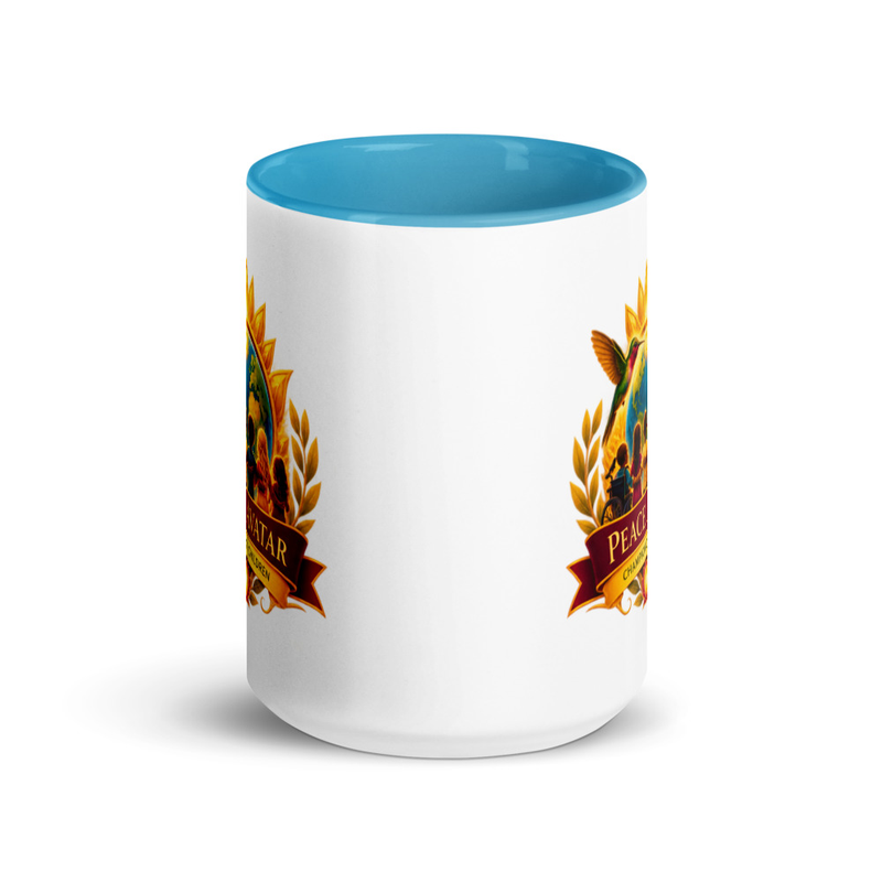 Peace Avatar Mug  – 15 oz, Blue
