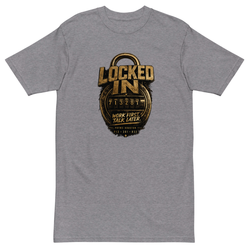 LOCKED IN Heavyweight Tee