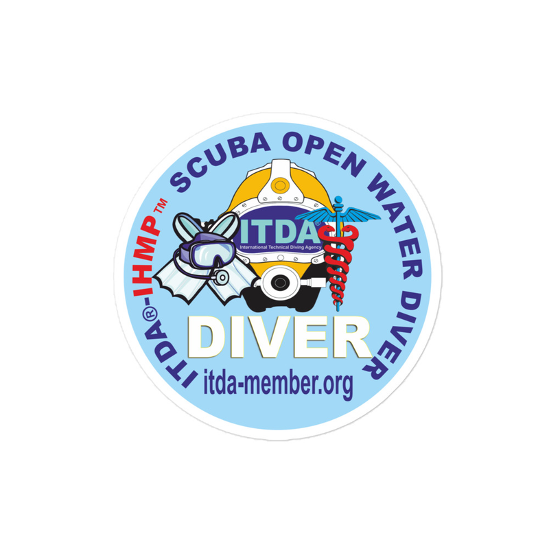 ITDA Diver Sticker