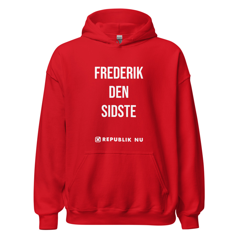 Hoodie Frederik den Sidste – Rød