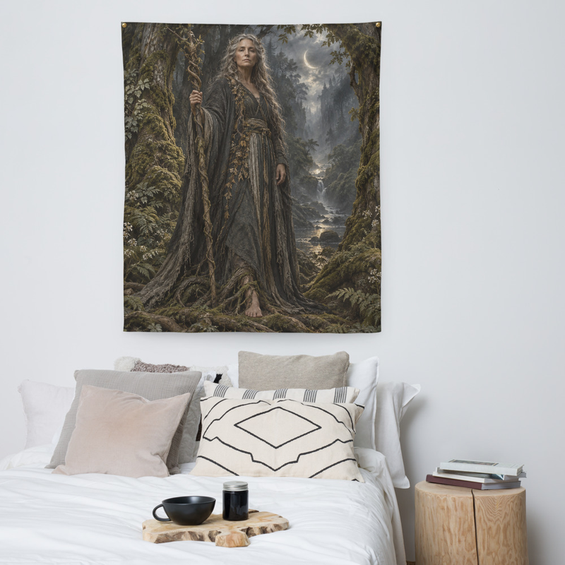 The Priestess · The Root | Eternal Feminine Wall Tapestry