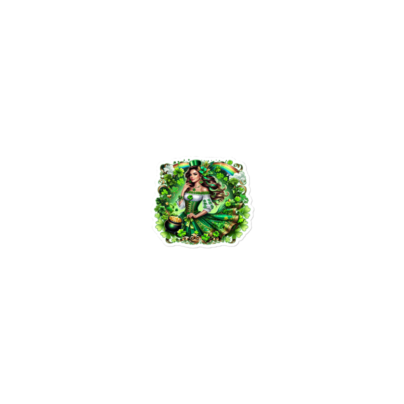 Clover Charm Vinyl Stickers - Bubble-Free & Lucky