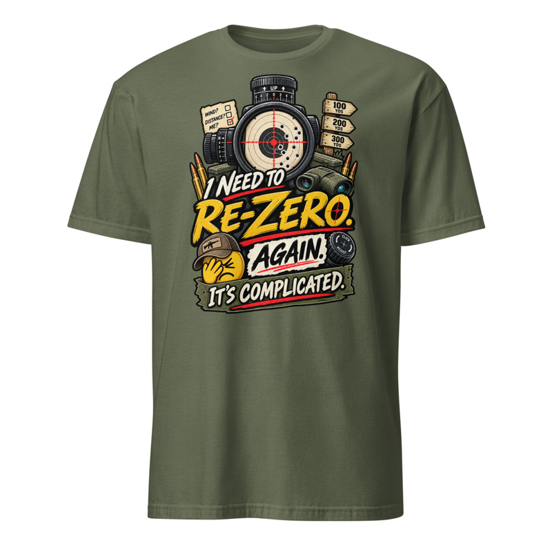 Re-Zero Short-Sleeve Unisex T-Shirt – 3XL, Military Green