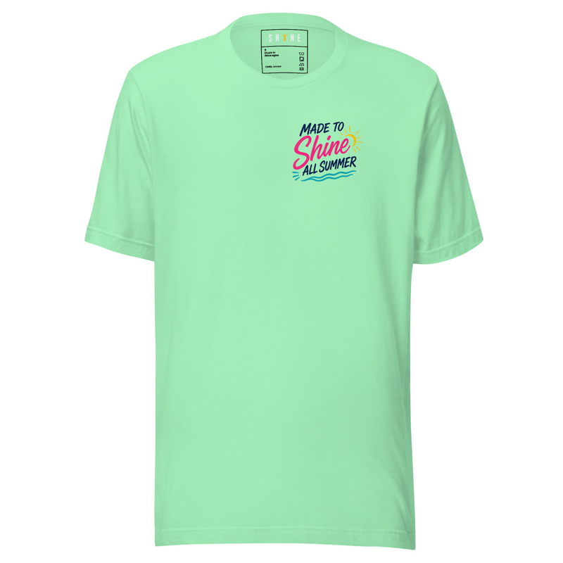 Made to SHINE T-shirt – M, Mint