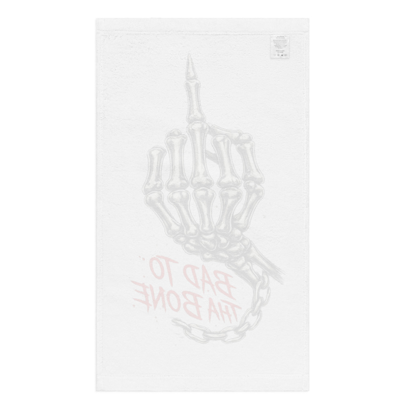 Bad to tha Bone Custom Towel