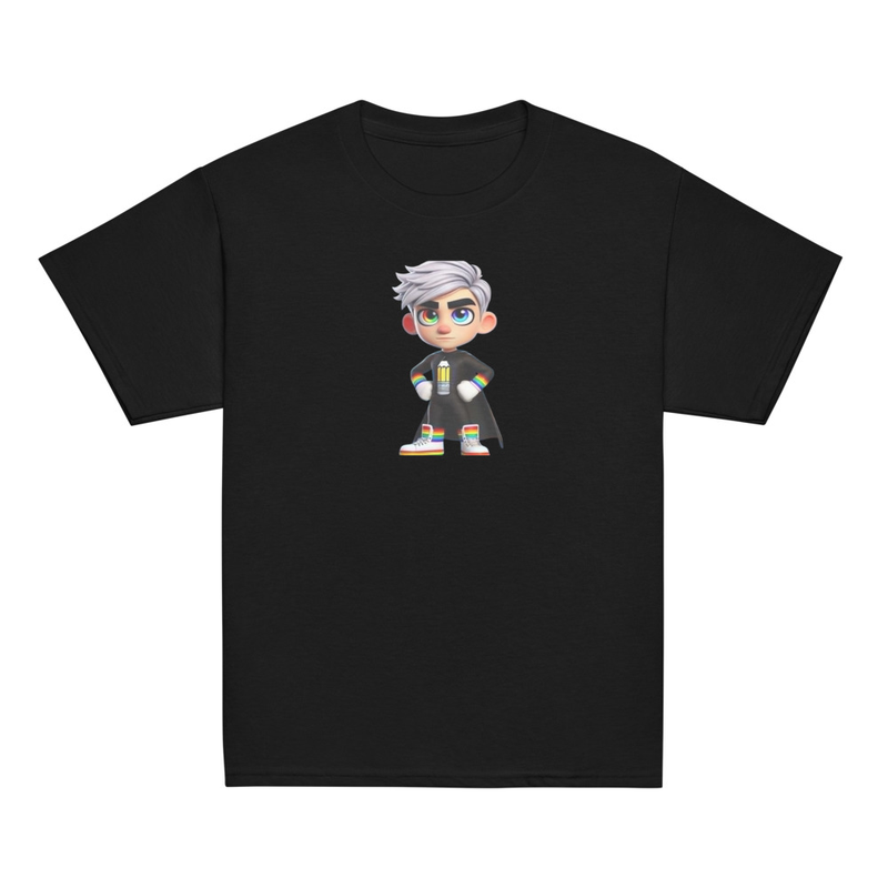 KP Youth classic tee – S, Black