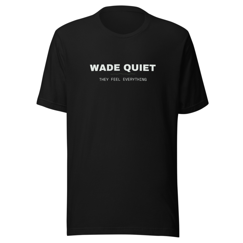 WADE QUIET Tee mockup