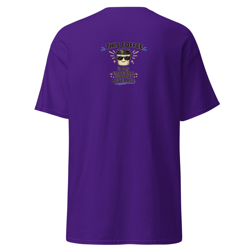 Emotional Support Beverage Unisex classic tee – M, Purple