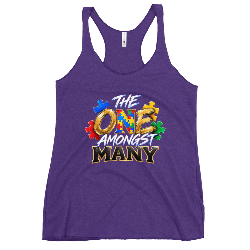 Women's Racerback Tank – M, Purple Rush