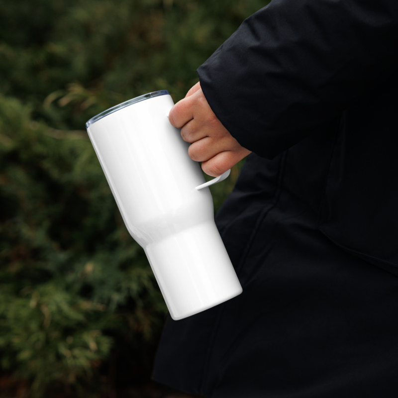 Travel mug with a handle – Image 2