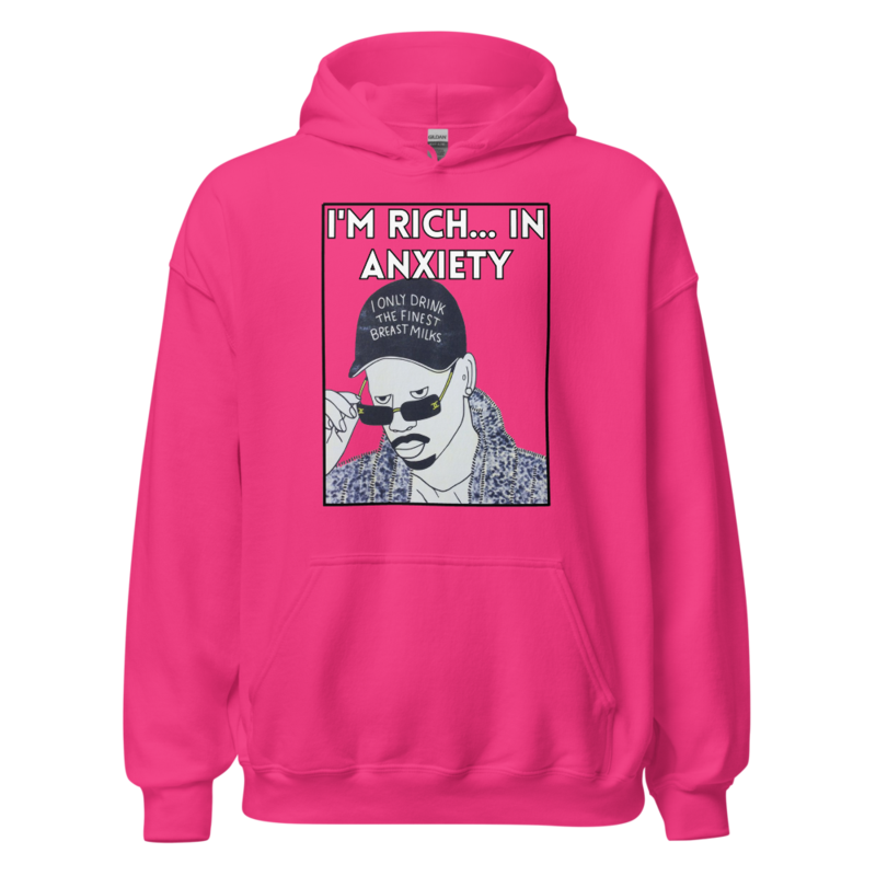 Anxiety rich Women's Hoodies