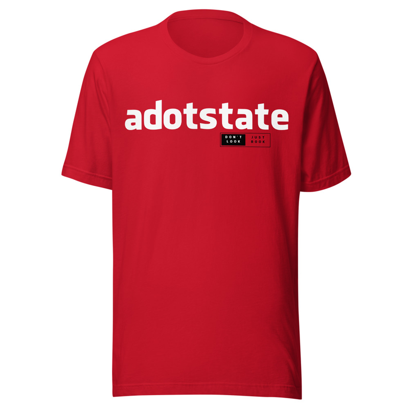Red adotstate Logo T-Shirt