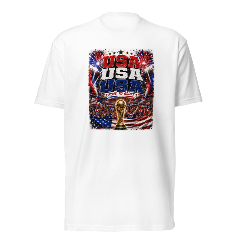 USA Road To Glory Tshirt in White (View 1)