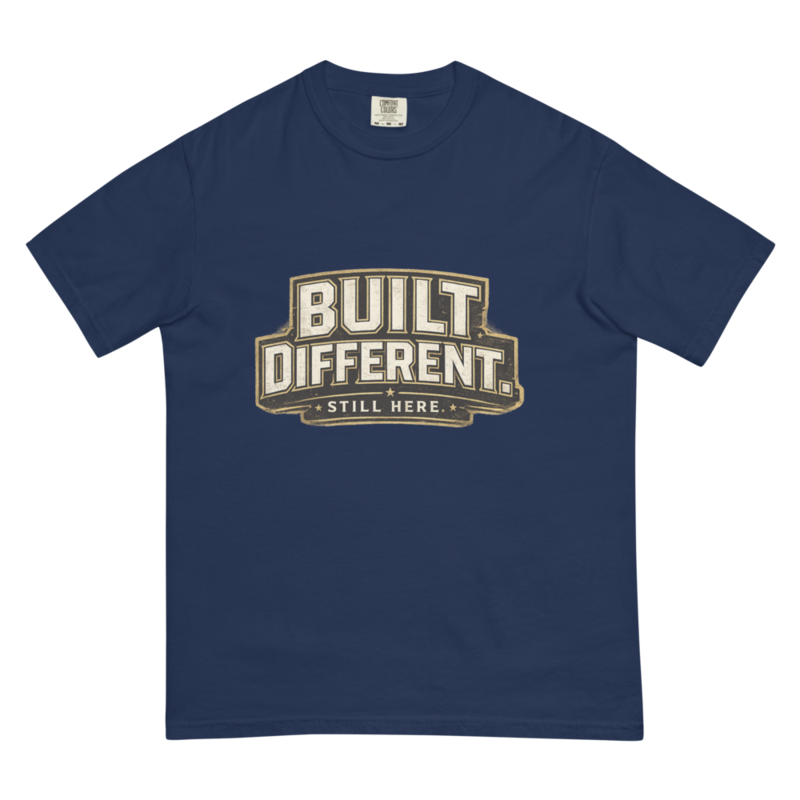 BUILT DIFFERENT Premium Heavyweight Tee