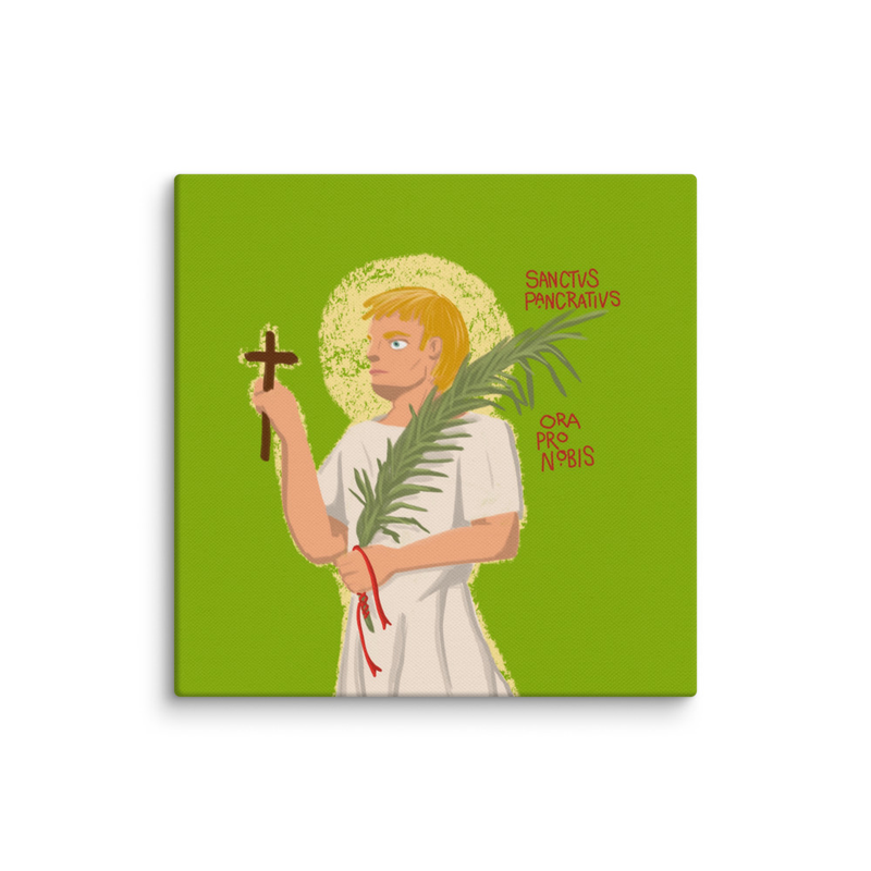St. Pancras, Patron of Altar Servers Canvas Print