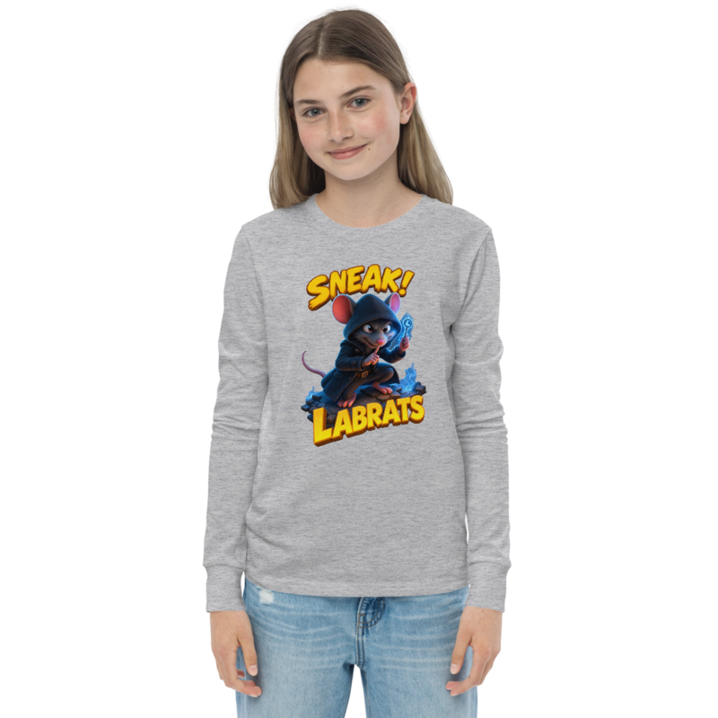 Shadow Sneakerson Sneak Kids Long Sleeve