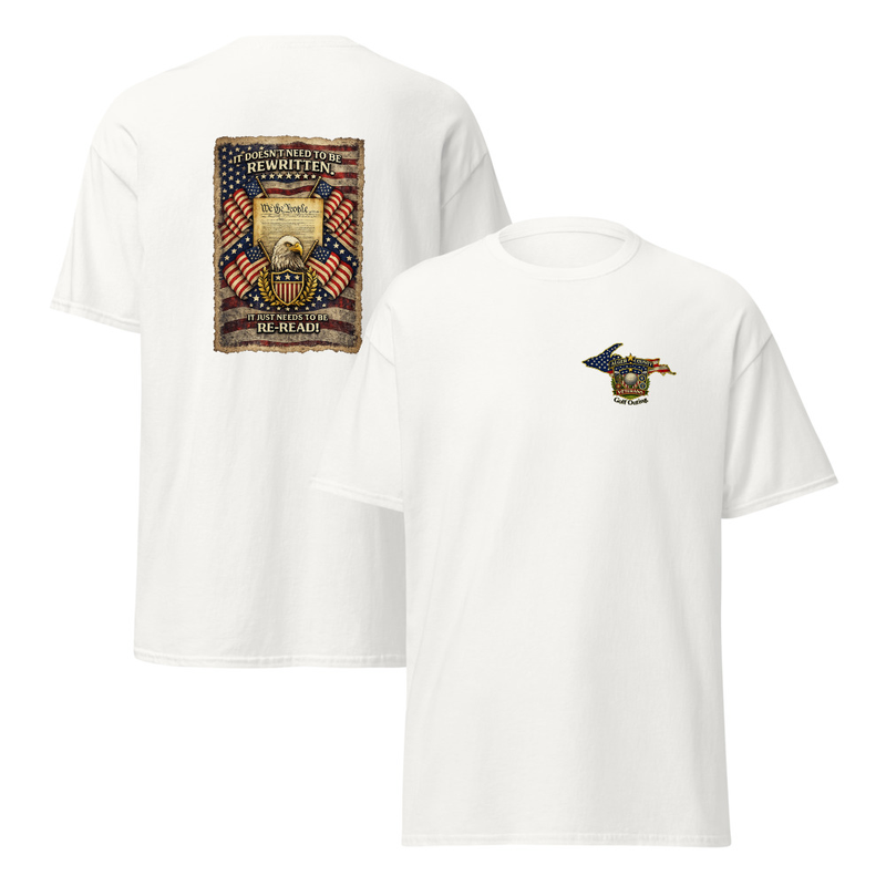 Constitution 250 Unisex classic tee – XL, White