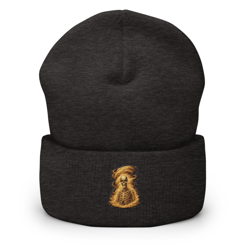 Sandstorm of Doom Dark Grey Unisex Cuffed Beanie