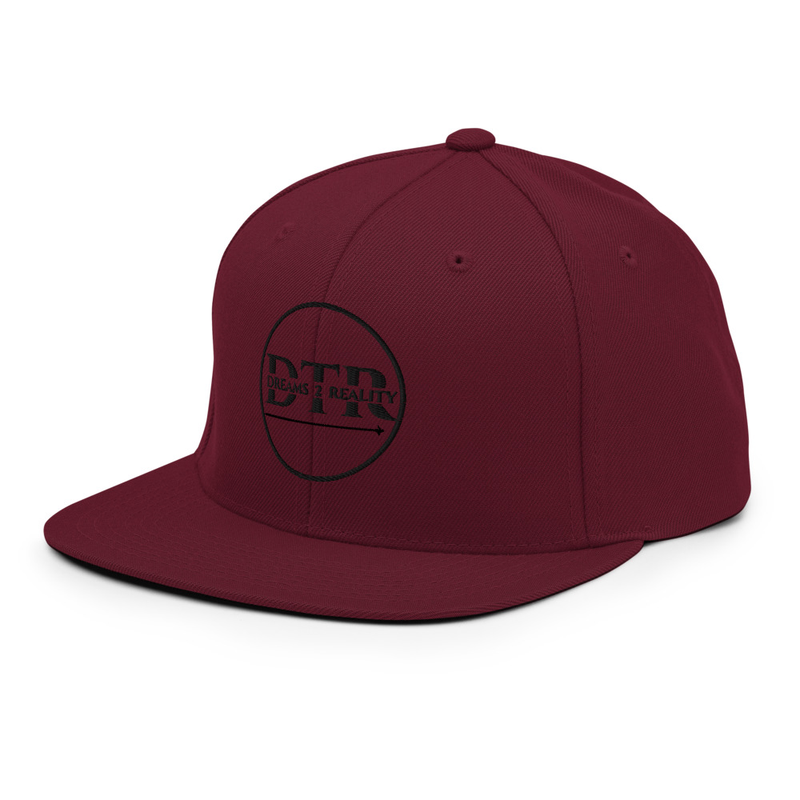 Snapback Hat Black Logo