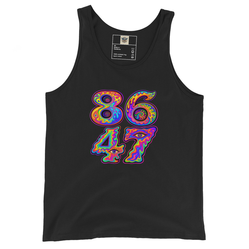 8647 psychedelic-Men's Tank Top back