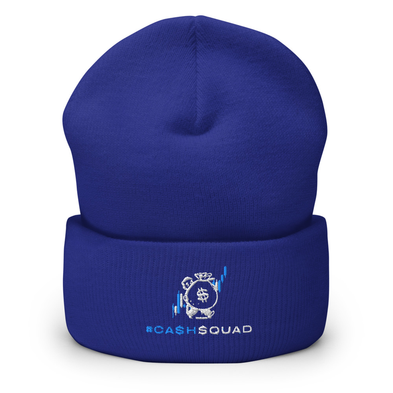 #CashSquad Beanie v.1 – One size, Royal