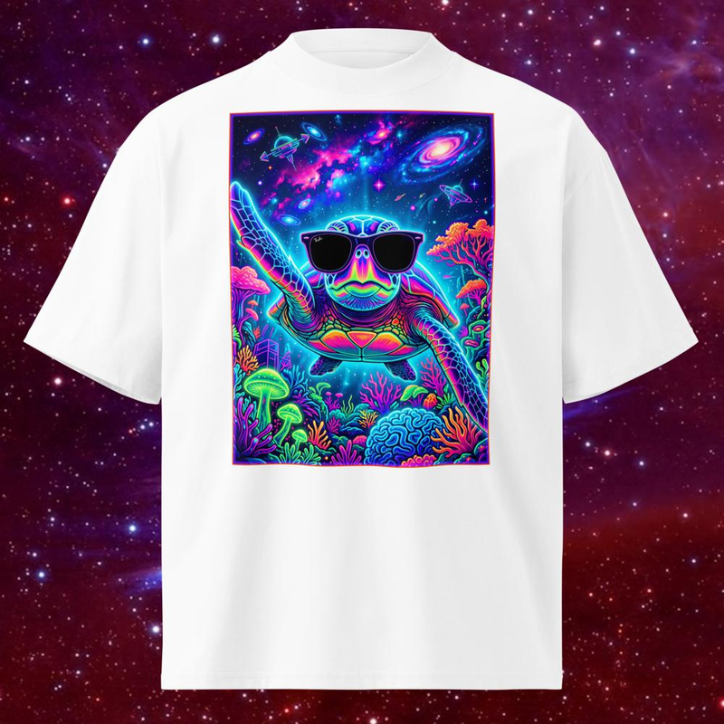 Hipster Turtle - Hipster Turtle / White / S