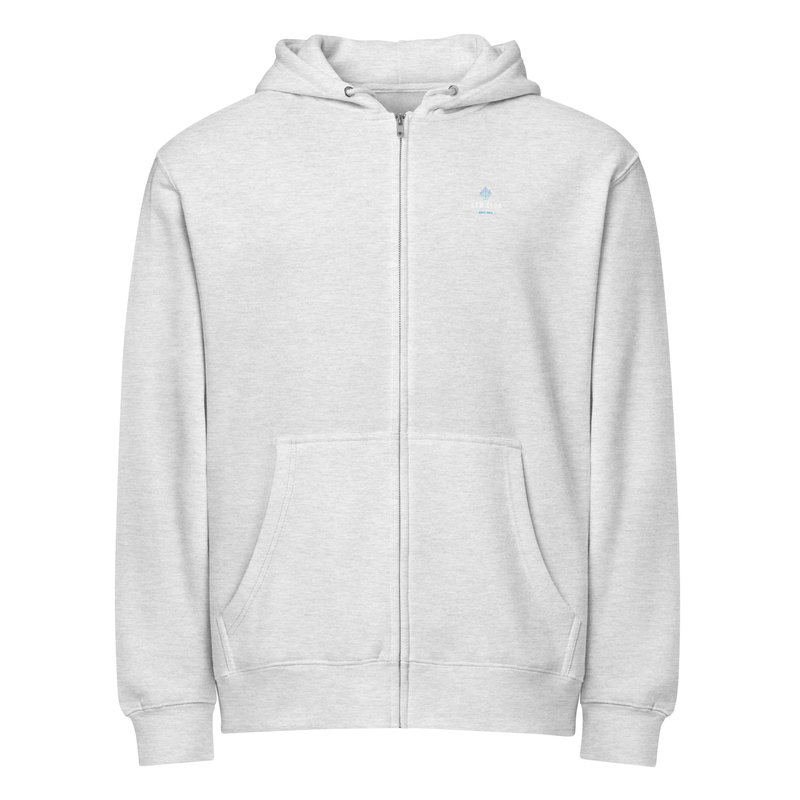 Premium full zip hoodie – 3XL, Heather Grey