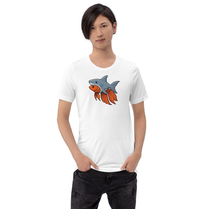 Fantail Goldfish Shark Costume Unisex T-Shirt