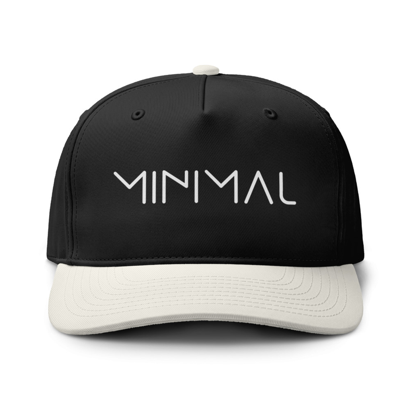 Minimal two-tone cap